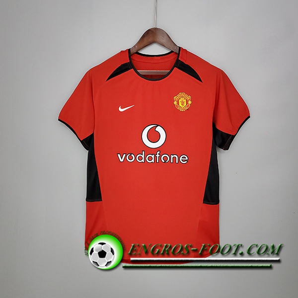 Maillot de Foot Manchester United Retro Domicile 2002/2004