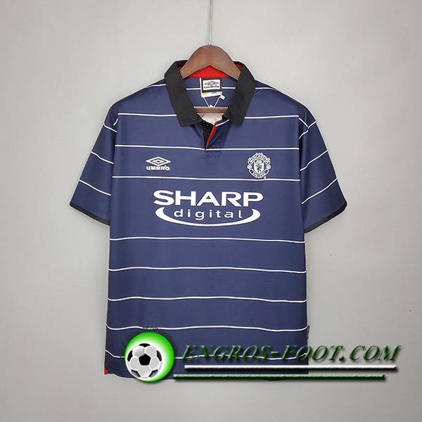 Maillot de Foot Manchester United Retro Exterieur 1999/2000