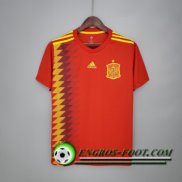 Maillot de Foot Espagne Retro Domicile 2014