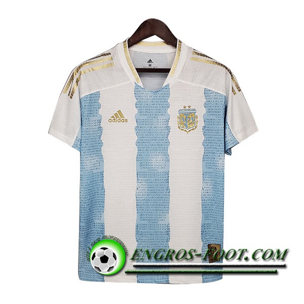 Maillot Equipe Argentine Commemorative Edition Bleu/Blanc 2021