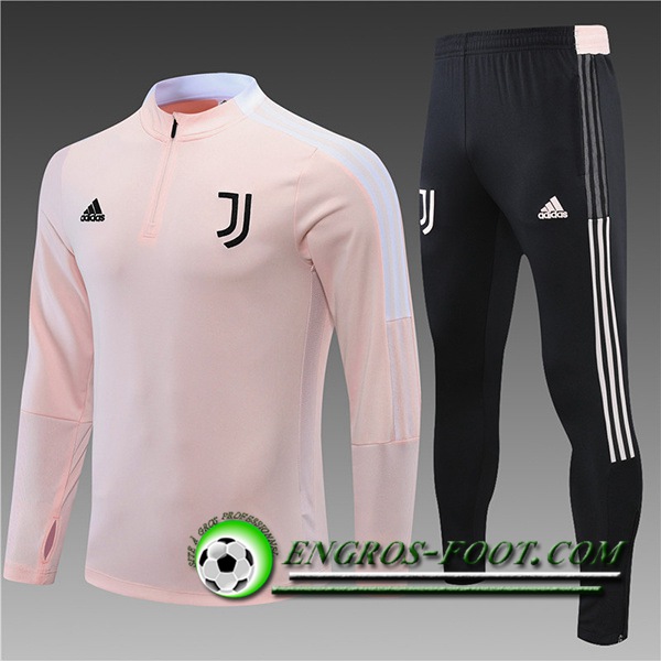 Ensemble Survetement de Foot Juventus Enfant Rose 2021/2022