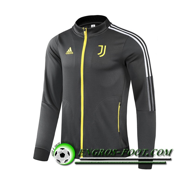 Nouveaux Veste Foot Juventus Noir 2021/2022