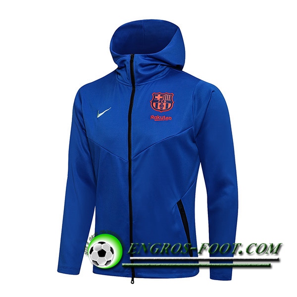 Nouveaux Veste A Capuche FC Barcelone Bleu 2021/2022