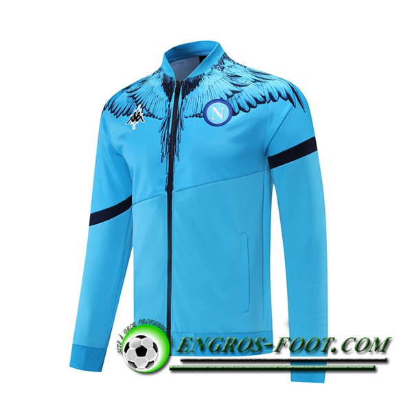 Nouveaux Veste A Capuche SSC Naples Bleu 2021/2022