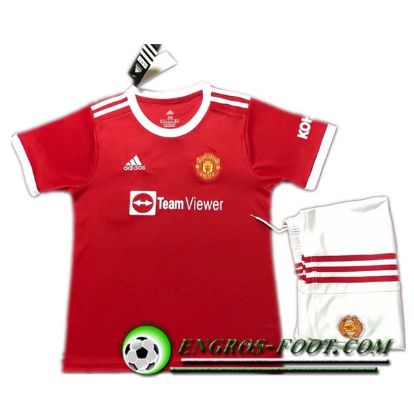 Maillot de Foot Manchester United Enfant Domicile 2021/2022