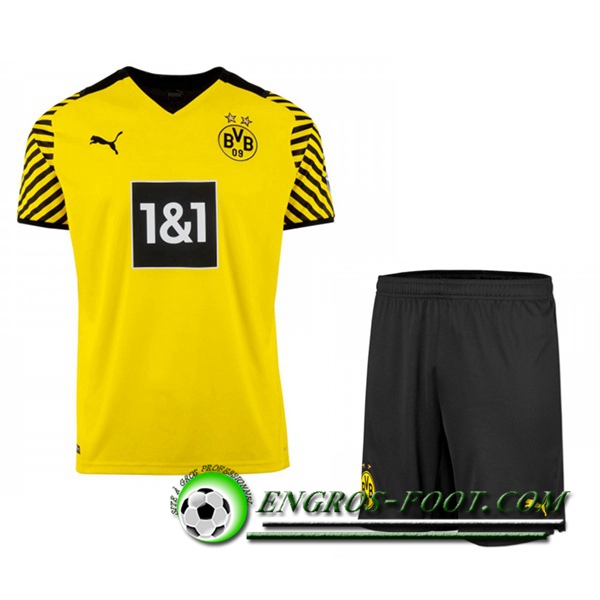 Maillot de Foot Dortmund BVB Enfant Domicile 2021/2022