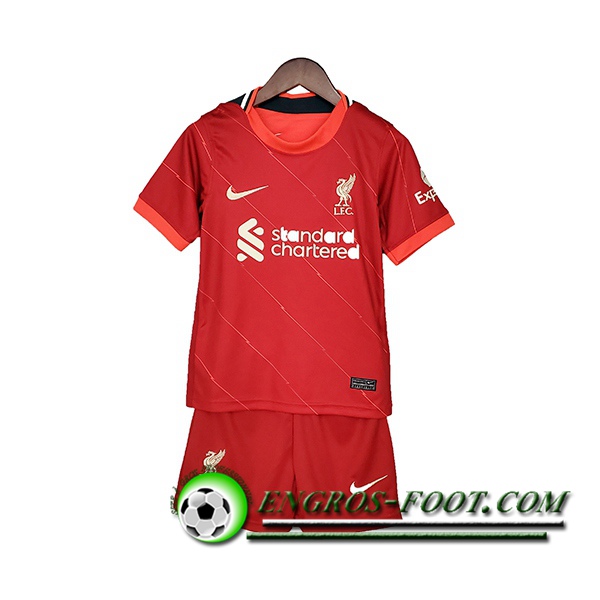 Maillot de Foot FC Liverpool Enfant Domicile 2021/2022