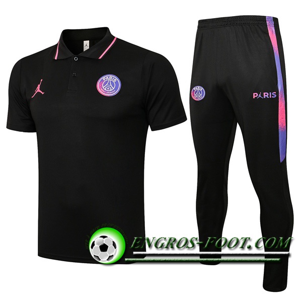 Ensemble Polo Jordan PSG + Pantalon Noir 2021/2022