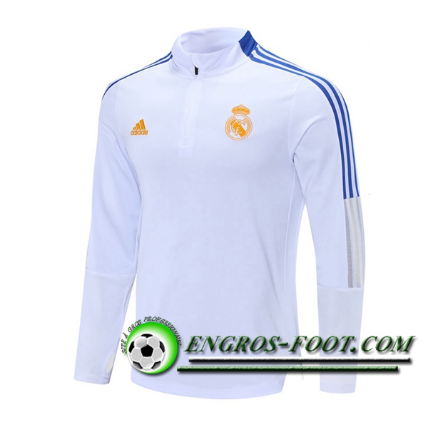 Sweatshirt Training Real Madrid Blanc 2021/2022