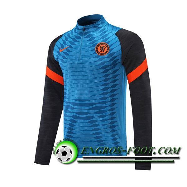 Sweatshirt Training FC Chelsea Noir 2021/2022 -1