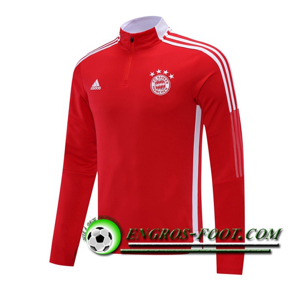 Sweatshirt Training FC Bayern Munich Rouge/Bleu 2021/2022