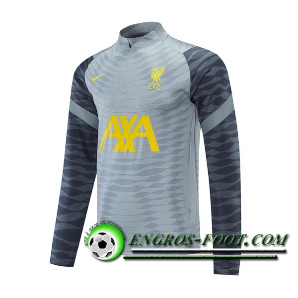 Sweatshirt Training Liverpool Gris 2021/2022