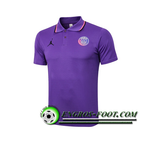 Polo Foot Jordan PSG Violet 2021/2022