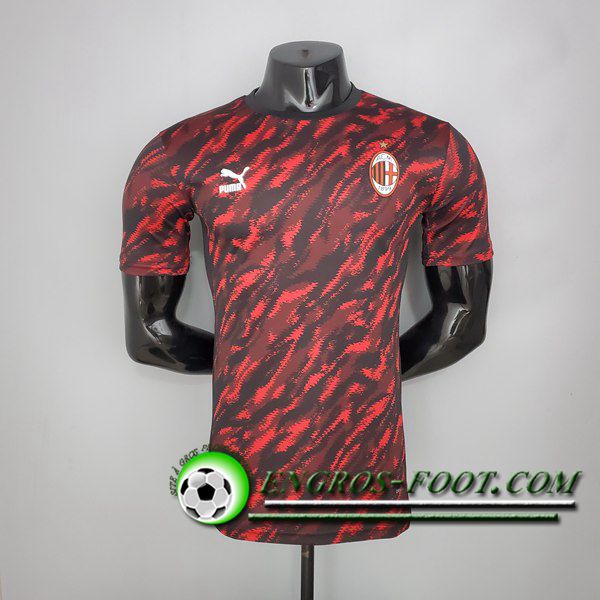 Training T-Shirts AC Milan Player Version Rouge/Bleu 2021/2022