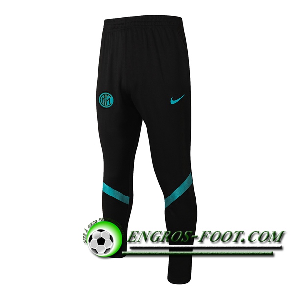 Training Pantalon Foot Inter Milan Noir/Bleu 2021/2022 -02