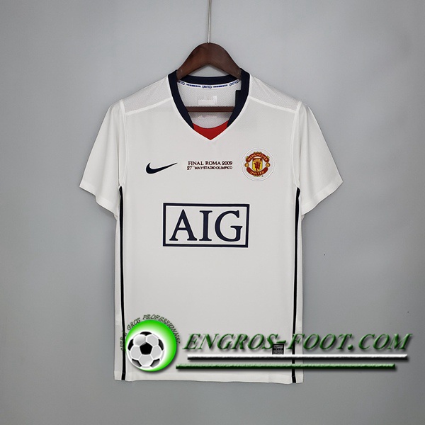 Maillot de Foot Manchester United Retro Champions League Exterieur 2008/2009