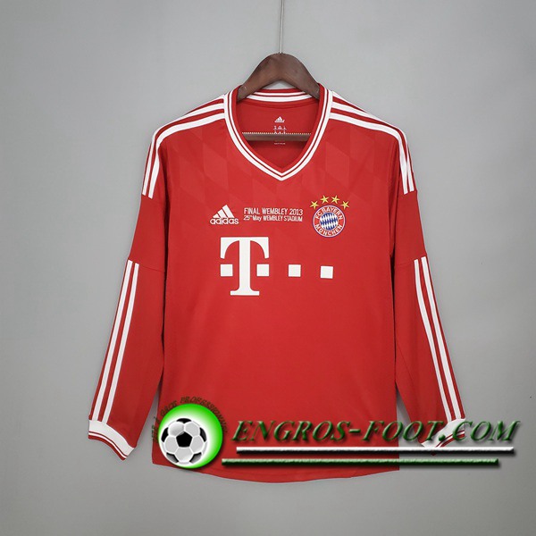 Maillot de Foot Bayern Munich Retro Manche Longue Domicile 2013/2014