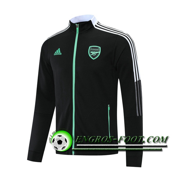 Nouveaux Veste Foot Arsenal Noir 2021/2022