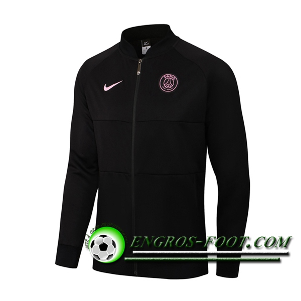 Nouveaux Veste Foot PSG Noir 2021/2022