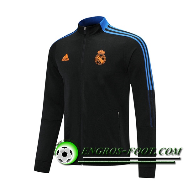 Nouveaux Veste Foot Real Madrid Noir 2021/2022