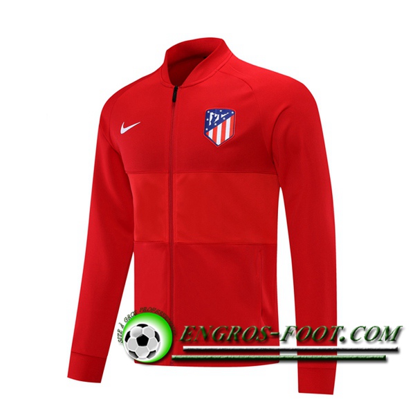 Nouveaux Veste Foot Atletico Madrid Rouge 2021/2022