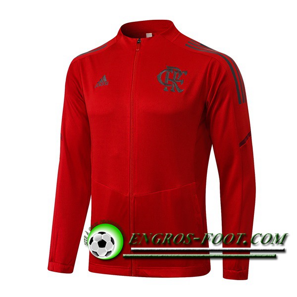 Nouveaux Veste Foot Flamengo Rouge 2021/2022