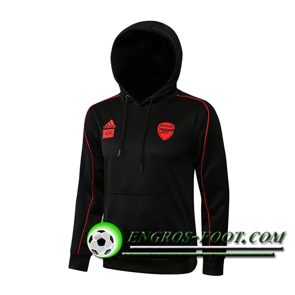 Nouveaux Veste A Capuche FC Arsenal Noir 2021/2022