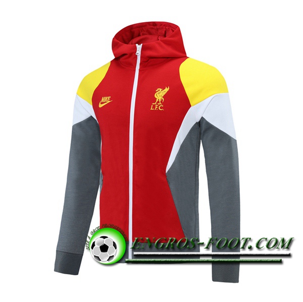 Nouveaux Veste A Capuche FC Liverpool Blanc 2021/2022