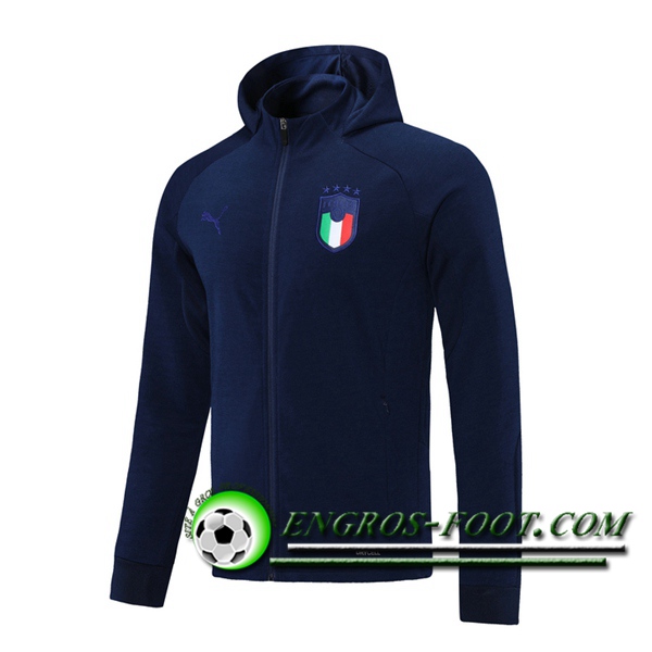 Nouveaux Veste A Capuche Italie Blanc 2021/2022