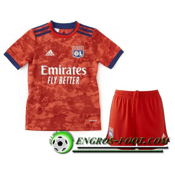 Maillot de Foot Lyon OL Enfant Exterieur 2021/2022