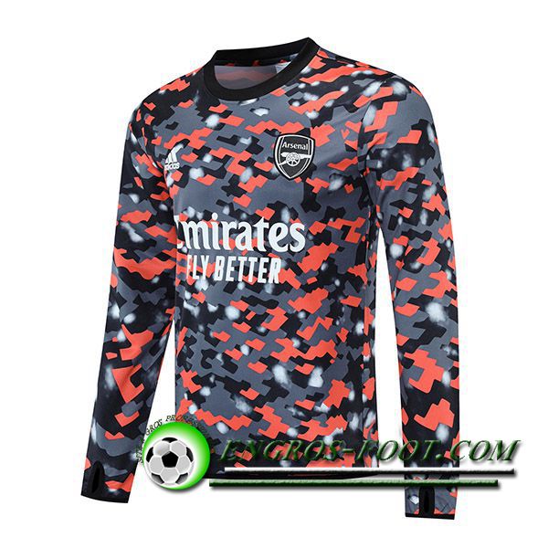 Sweatshirt Training FC Arsenal Gris/Rouge 2021/2022