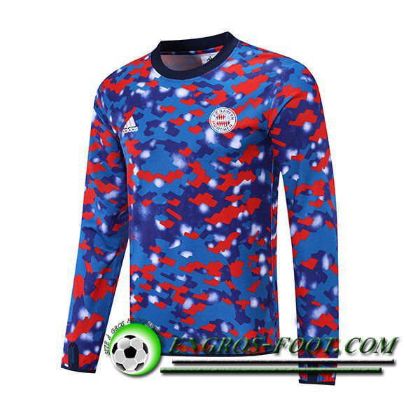 Sweatshirt Training Bayern Munich Bleu/Rouge 2021/2022