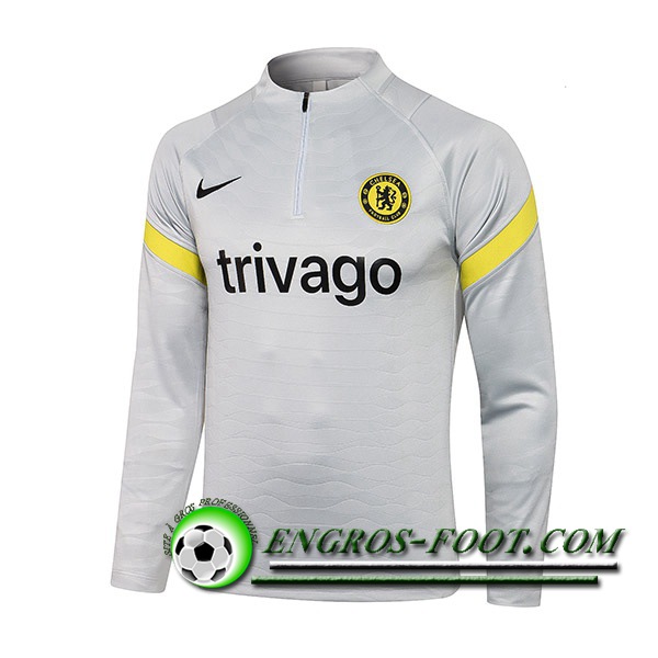 Sweatshirt Training FC Chelsea Gris 2021/2022