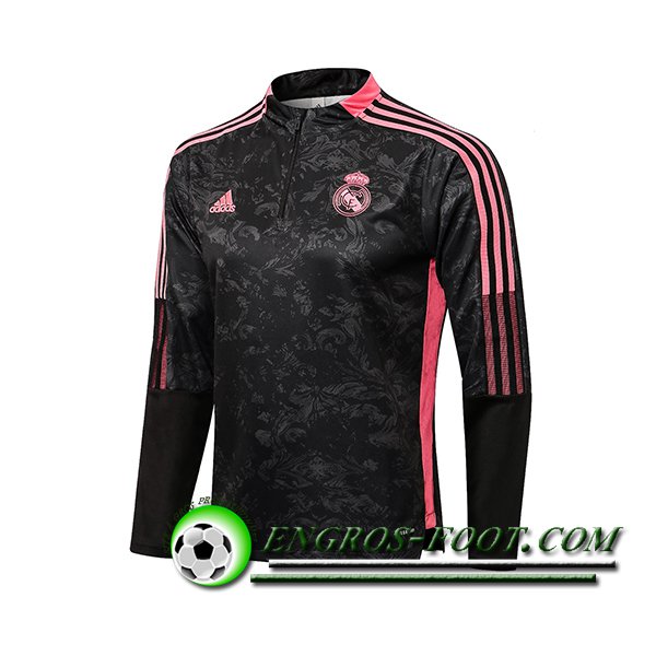 Sweatshirt Training Real Madrid Noir/Rouge 2021/2022