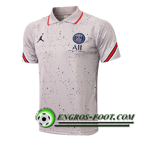 Polo Foot Jordan PSG Gris 2021/2022