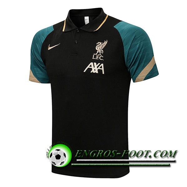 Polo Foot FC Liverpool Noir 2021/2022