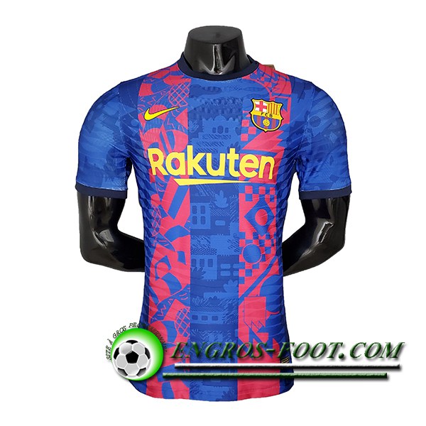 Training T-Shirts FC Barcelone Rouge/Bleu 2021/2022