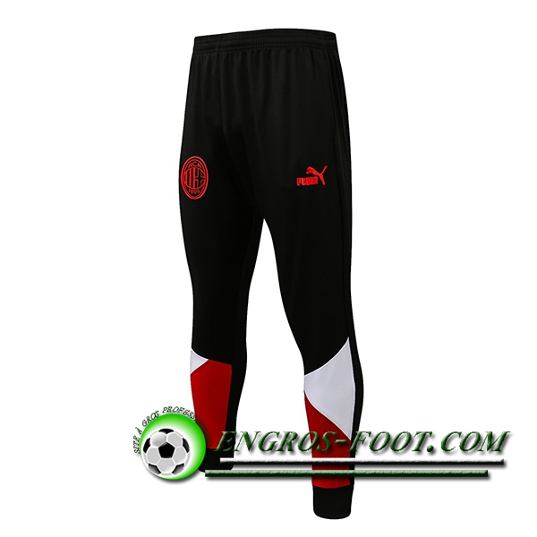 Training Pantalon Foot Milan AC Noir 2021/2022