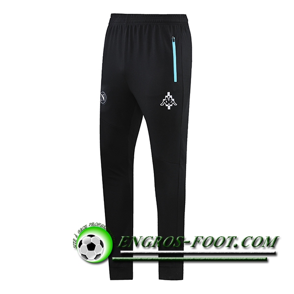 Training Pantalon Foot SSC Naples Noir/Vert 2021/2022