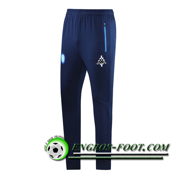 Training Pantalon Foot SSC Naples Noir/Bleu 2021/2022