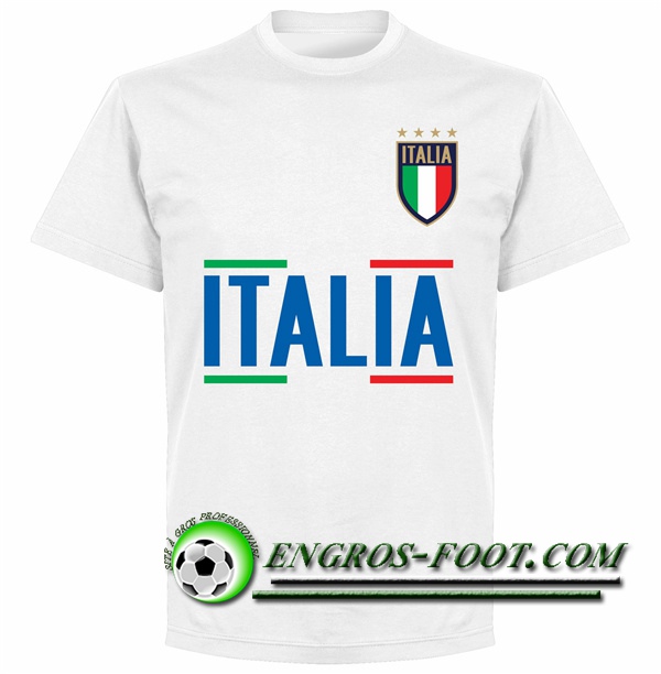 T-Shirts Italie UEFA Euro 2020 Champions Blanc - GXHTS04