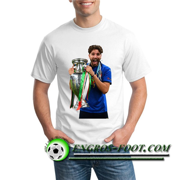 T-Shirts Italie UEFA Euro 2020 Champions Blanc - GXHTS13