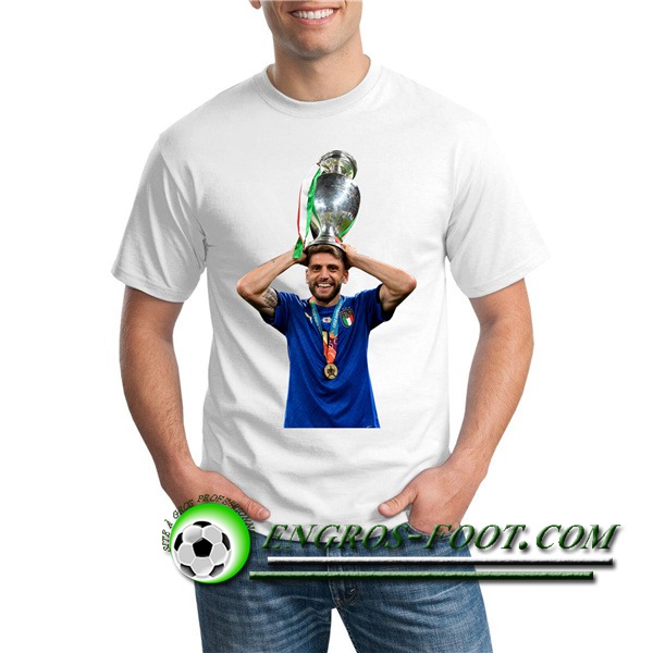 T-Shirts Italie UEFA Euro 2020 Champions Blanc - GXHTS14