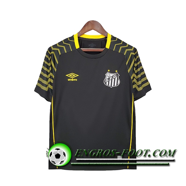 Maillot de Foot Santos Gardien de But Noir 2021/2022