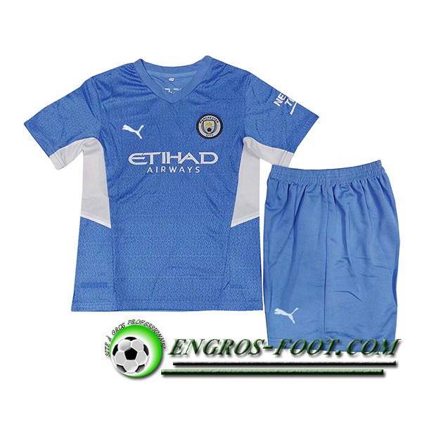 Maillot de Foot Manchester City Enfant Domicile 2021/2022