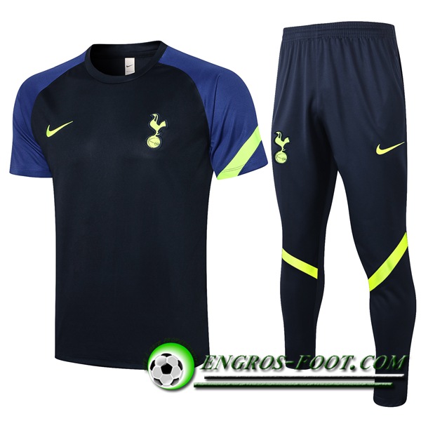 Ensemble Polo Tottenham Hotspur + Pantalon Bleu/Noir 2021/2022