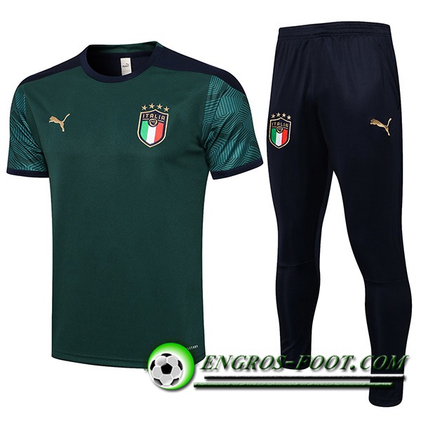 Ensemble Polo Italie + Pantalon Vert 2021/2022