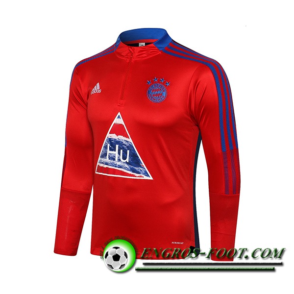 Sweatshirt Training Bayern Munich Rouge/Bleu 2021/2022