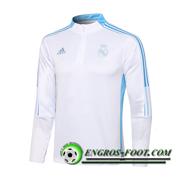 Sweatshirt Training Real Madrid Blanc 2021/2022