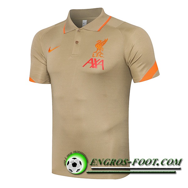 Polo Foot FC Liverpool Brun Clair 2021/2022